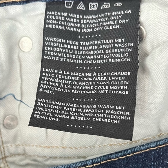 Harley-Davidson Blue Straight Leg Jeans with Classic Design - Picture 11 of 13